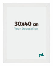 Mura MDF Photo Frame 30x40cm White High Gloss Front Size | Yourdecoration.com