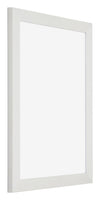 Mura MDF Photo Frame 30x40cm White Matte Front Oblique | Yourdecoration.com