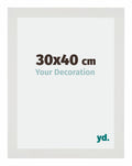 Mura MDF Photo Frame 30x40cm White Matte Front Size | Yourdecoration.com