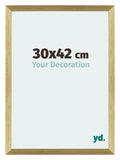 Mura MDF Photo Frame 30x42cm Gold Shiny Front Size | Yourdecoration.com