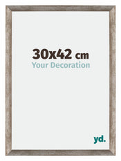Mura MDF Photo Frame 30x42cm Metal Vintage Front Size | Yourdecoration.com