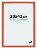 Mura MDF Photo Frame 30x42cm Orange Front Size | Yourdecoration.com