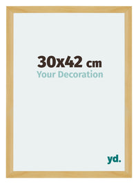 Mura MDF Photo Frame 30x42cm Pine Design Front Size | Yourdecoration.com