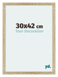 Mura MDF Photo Frame 30x42cm Sonoma Oak Front Size | Yourdecoration.com