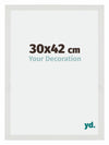 Mura MDF Photo Frame 30x42cm White Matte Front Size | Yourdecoration.com