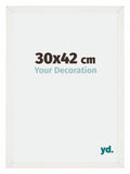 Mura MDF Photo Frame 30x42cm White Wiped Front Size | Yourdecoration.com