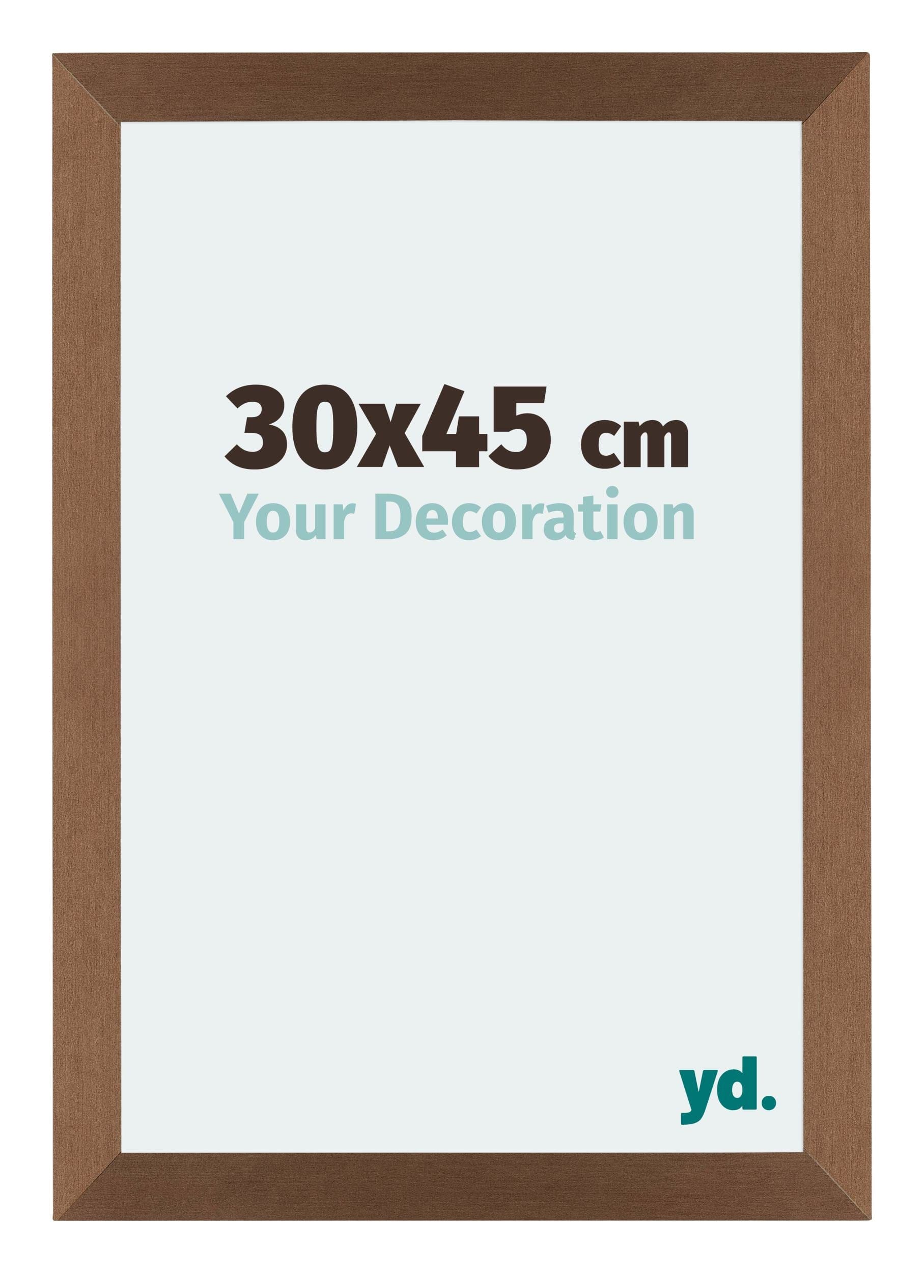 Mura MDF Photo Frame 30x45cm Copper Design Front Size | Yourdecoration.com