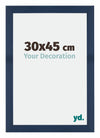 Mura MDF Photo Frame 30x45cm Dark Blue Swept Front Size | Yourdecoration.com