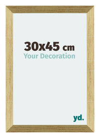 Mura MDF Photo Frame 30x45cm Gold Shiny Front Size | Yourdecoration.com