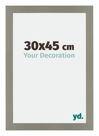 Mura MDF Photo Frame 30x45cm Gray Front Size | Yourdecoration.com
