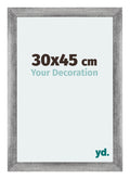 Mura MDF Photo Frame 30x45cm Gray Wiped Front Size | Yourdecoration.com