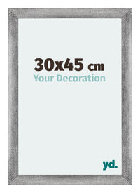 Mura MDF Photo Frame 30x45cm Gray Wiped Front Size | Yourdecoration.com