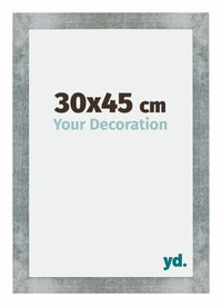 Mura MDF Photo Frame 30x45cm Iron Swept Front Size | Yourdecoration.com