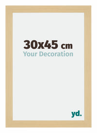 Mura MDF Photo Frame 30x45cm Maple Decor Front Size | Yourdecoration.com