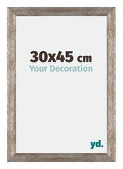 Mura MDF Photo Frame 30x45cm Metal Vintage Front Size | Yourdecoration.com