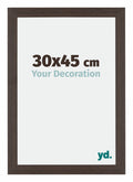 Mura MDF Photo Frame 30x45cm Oak Dark Front Size | Yourdecoration.com