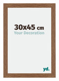 Mura MDF Photo Frame 30x45cm Oak Rustic Front Size | Yourdecoration.com