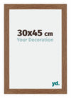 Mura MDF Photo Frame 30x45cm Oak Rustic Front Size | Yourdecoration.com