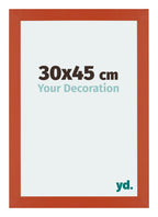 Mura MDF Photo Frame 30x45cm Orange Front Size | Yourdecoration.com