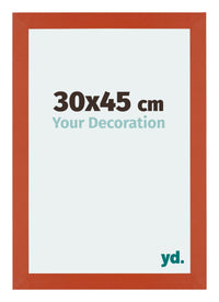 Mura MDF Photo Frame 30x45cm Orange Front Size | Yourdecoration.com
