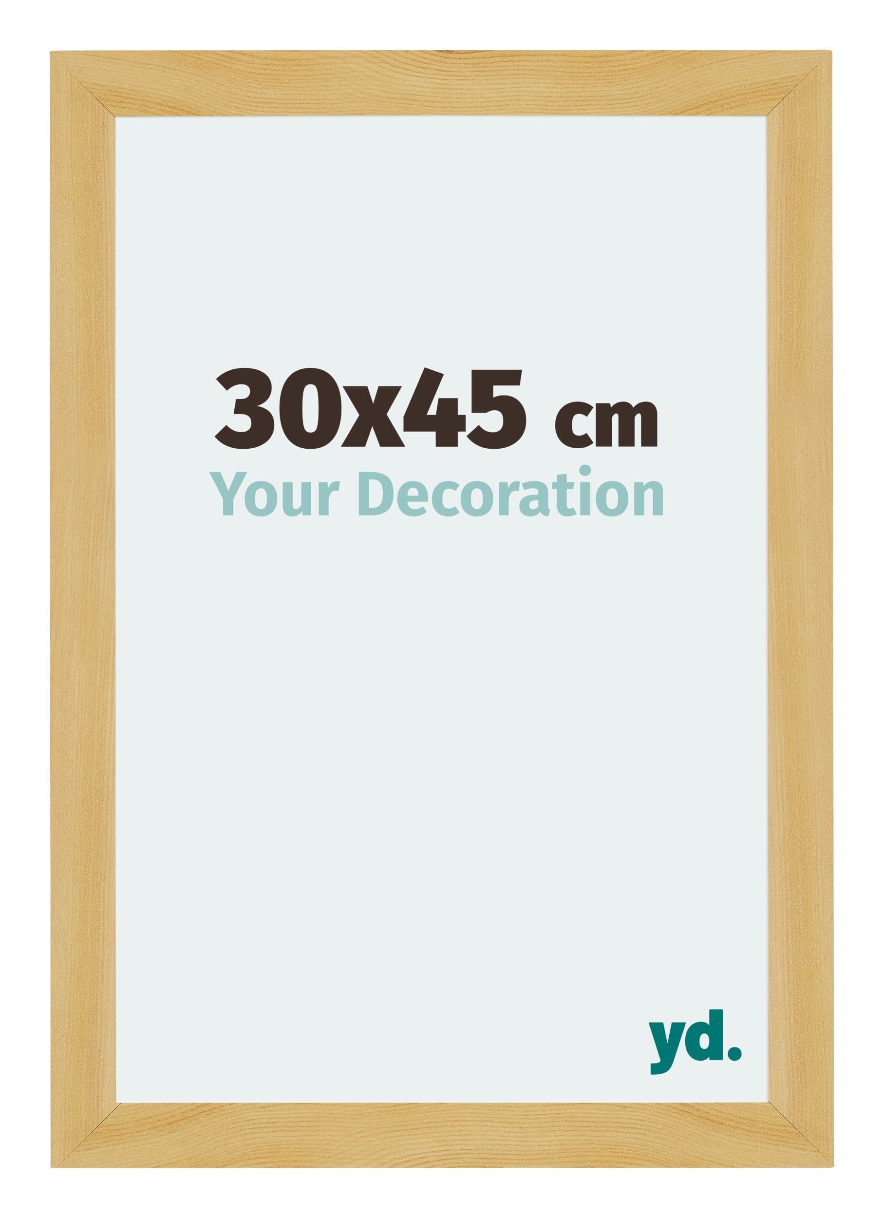 Mura MDF Photo Frame 30x45cm Pine Design Front Size | Yourdecoration.com