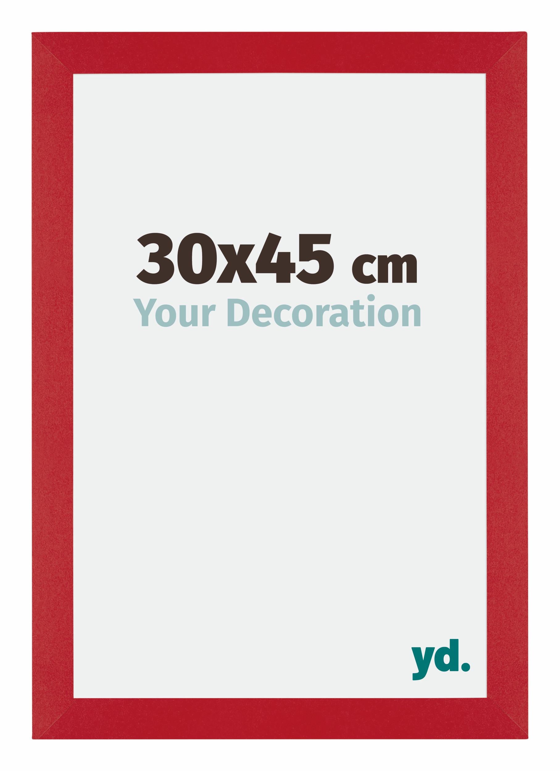 Mura MDF Photo Frame 30x45cm Red Front Size | Yourdecoration.com