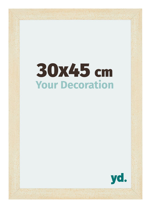Mura MDF Photo Frame 30x45cm Sand Wiped Front Size | Yourdecoration.com