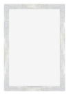 Mura MDF Photo Frame 30x45cm Silver Glossy Vintage Front | Yourdecoration.com