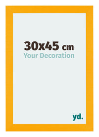 Mura MDF Photo Frame 30x45cm Yellow Front Size | Yourdecoration.com