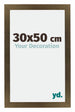 Mura MDF Photo Frame 30x50cm Bronze Design Front Size | Yourdecoration.com