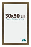 Mura MDF Photo Frame 30x50cm Bronze Design Front Size | Yourdecoration.com