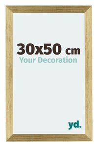 Mura MDF Photo Frame 30x50cm Gold Shiny Front Size | Yourdecoration.com