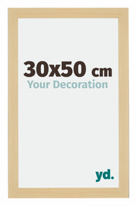 Mura MDF Photo Frame 30x50cm Maple Decor Front Size | Yourdecoration.com