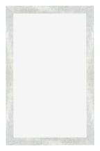 Mura MDF Photo Frame 30x50cm Silver Glossy Vintage Front | Yourdecoration.com