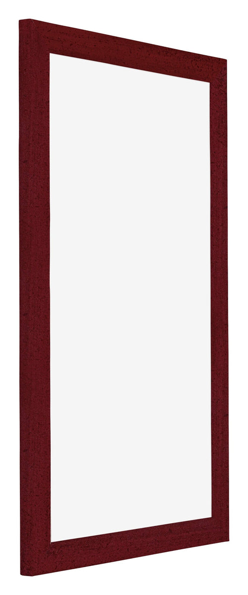 Mura MDF Photo Frame 30x50cm Winered Wiped Front Oblique | Yourdecoration.com