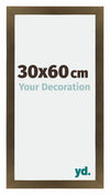 Mura MDF Photo Frame 30x60cm Bronze Design Front Size | Yourdecoration.com