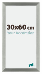 Mura MDF Photo Frame 30x60cm Champagne Front Size | Yourdecoration.com