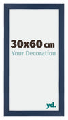 Mura MDF Photo Frame 30x60cm Dark Blue Swept Front Size | Yourdecoration.com