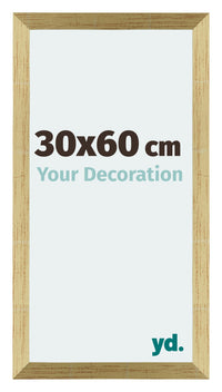 Mura MDF Photo Frame 30x60cm Gold Shiny Front Size | Yourdecoration.com