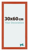 Mura MDF Photo Frame 30x60cm Orange Front Size | Yourdecoration.com