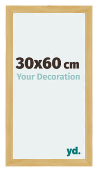 Mura MDF Photo Frame 30x60cm Pine Design Front Size | Yourdecoration.com