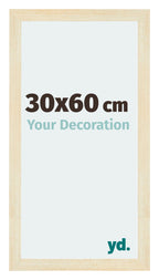 Mura MDF Photo Frame 30x60cm Sand Wiped Front Size | Yourdecoration.com