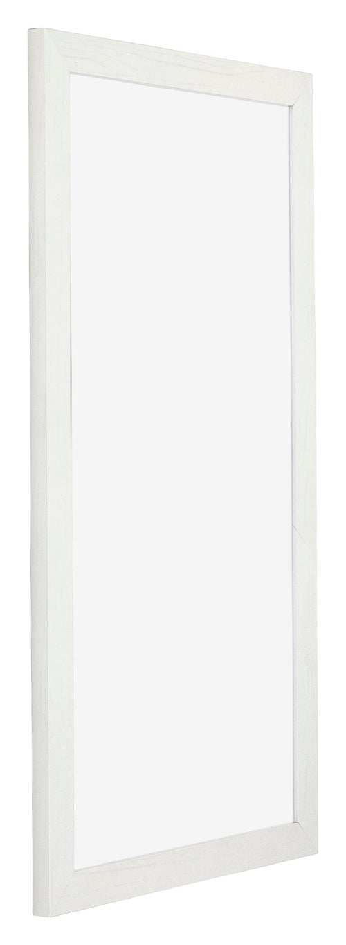 Mura MDF Photo Frame 30x60cm White Wiped Front Oblique | Yourdecoration.com