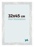 Mura MDF Photo Frame 32x45cm Argent Brillant Vintage Front Size | Yourdecoration.com
