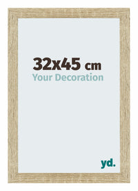 Mura MDF Photo Frame 32x45cm Black High Gloss Front Size | Yourdecoration.com