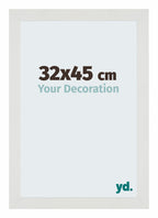 Mura MDF Photo Frame 32x45cm Blanc Mat Front Size | Yourdecoration.com