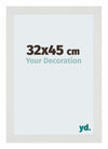 Mura MDF Photo Frame 32x45cm Blanc Mat Front Size | Yourdecoration.com