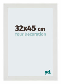Mura MDF Photo Frame 32x45cm Blanc Mat Front Size | Yourdecoration.com