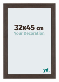 Mura MDF Photo Frame 32x45cm Clear Blue Swept Front Size | Yourdecoration.com