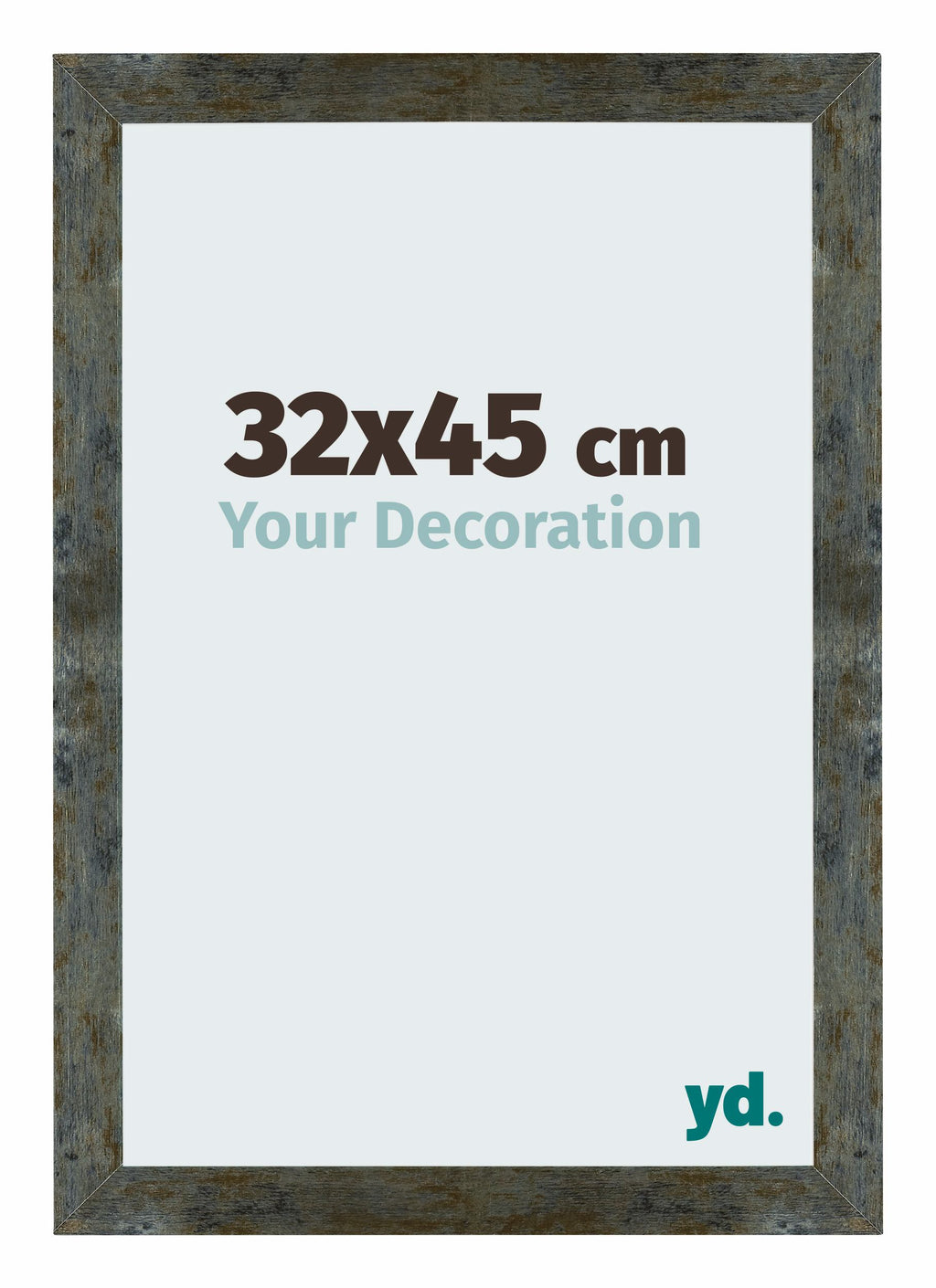 Mura MDF Photo Frame 32x45cm Gold Shiny Front Size | Yourdecoration.com